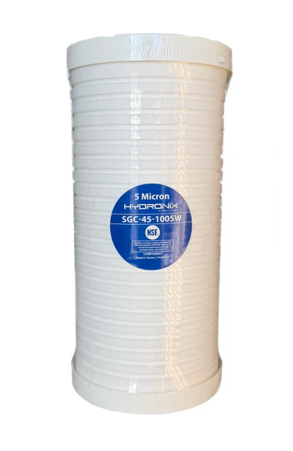 Hydronix SGC-45-1005W Whole House Filter Cartridge 5 Micron