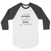 3/4 sleeve raglan shirt "I'm not overdramatic"