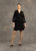 Fee G Dress Black Serena Velvet