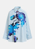 Essentiel Antwerp Hibra foil print large shirt 