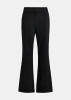 Essentiel Antwerp black flared pants with Rhinestone embellished  side seams