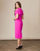 Fee G Phoebe Bow Shoulder Beaded Dress