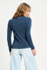 Pom Amsterdam Turtleneck Glitter Dawn Blue