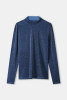 Pom Amsterdam Turtleneck Glitter Dawn Blue