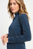 Pom Amsterdam Turtleneck Glitter Dawn Blue