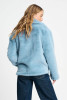 Pom Amsterdam Coat Fur Misty Blue 