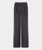 Esqualo Trousers high waist stripe studs 