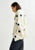 Essentiel Antwerp White and black polka-dot Sweater