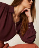 Twinset Woven Blouse Wine
