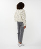 Esqualo Sequin Bomber Jacket Off-White 