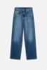 7 For All Mankind Stovepipe Straight Oceanstone 