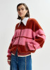 Essentiel Antwerp Striped Knit Jacket Jicama
