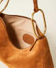 Twinset Liliane medium suede bag with rings
