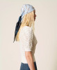 Twinset Diamond pattern jumper with pearls