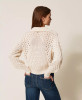 Twinset Cable knit jumper with bow