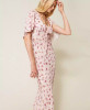 Twinset Long rose floral print dress
