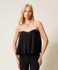 Twinset Satin bustier top