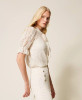 Twinset Lace shirt with bow