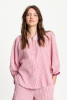 Pom Amsterdam Blouse Seersucker Red White