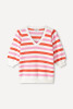 Pom Amsterdam Pullover Striped Pink Orange