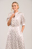 Caroline Kilkenny Dove Dress Berry Dot 