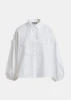 Essentiel Antwerp Joella Applique Shirt White 