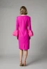 Fee G Julianne Dress Magenta 