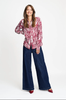 Pom Amsterdam Blouse Mila Ribbon Red