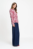 Pom Amsterdam Blouse Mila Ribbon Red