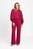 Pom Amsterdam Trousers Lara Burgundy Red