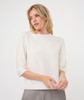 Esqualo Sweater Shoulder Off-White 