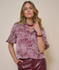 Esqualo Blouse Wide Sleeve Zebra print