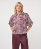 Esqualo Blouse Wide Sleeve Zebra print