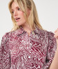 Esqualo Blouse Wide Sleeve Zebra print
