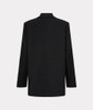 Esqualo Blazer Oversized Embroidered Sleeves Black