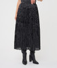 Esqualo Skirt Plisse in Black (F2628505) 