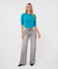 Esqualo Sweater s/slve knit in Lake