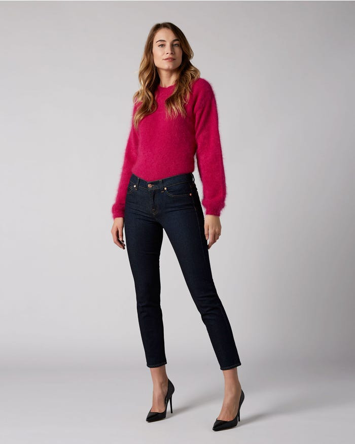 All Mankind Roxanne Mid Rise Crop|Anastasia