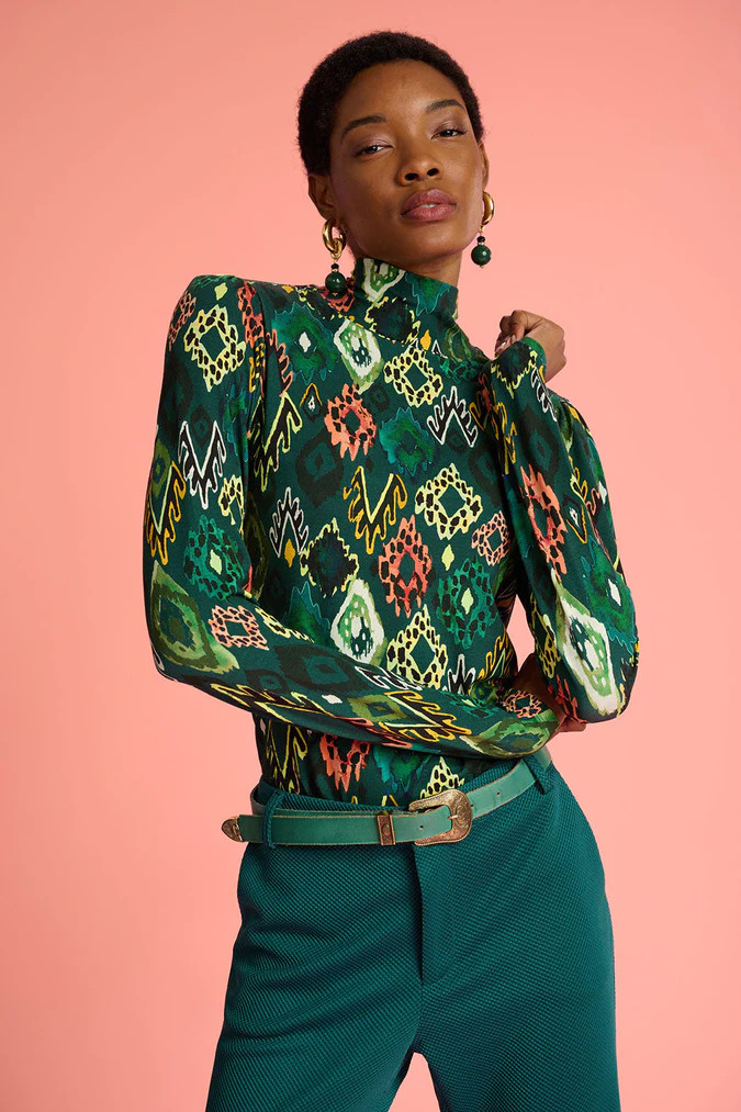 Pom Amsterdam Turtleneck Blouse| Anastasia