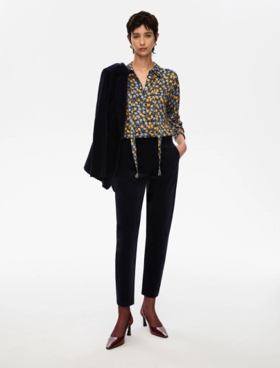 iBlues Semi-Fitted Trousers Midnightblue