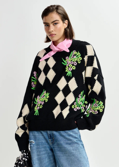 Essentiel Antwerp Embroidered Pullover