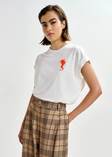 Essentiel Antwerp Embroidered T-Shirt