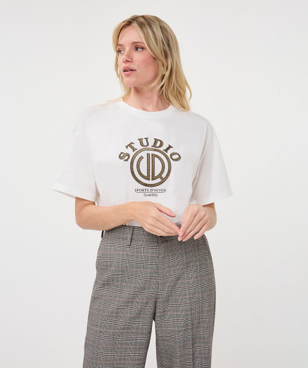 Esqualo T-shirt ''Studio Esq'' Off White  