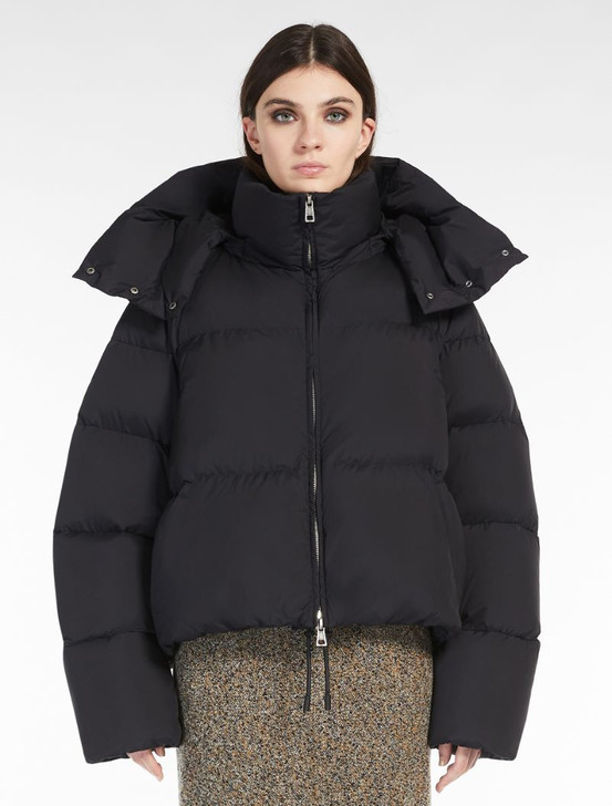 Sportmax Marica Oversized down jacket with detachable hood