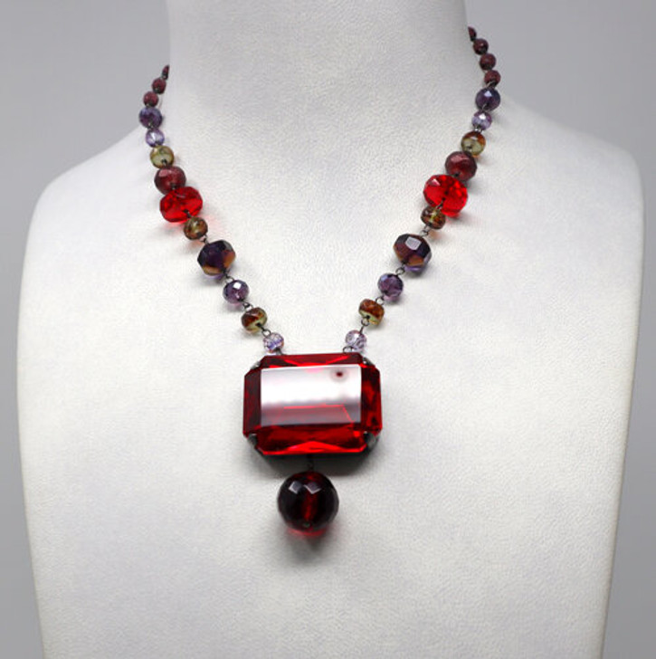 Pat Whyte CL PW 757 Red Necklace