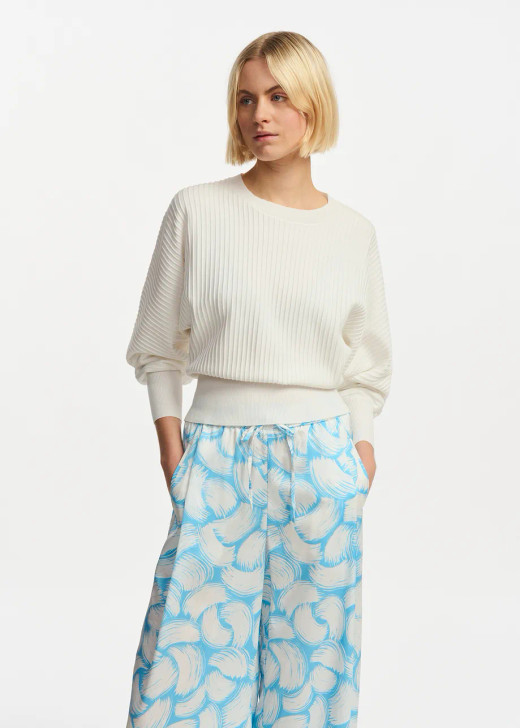 Essentiel Antwerp Favour Knitted Off White Pullover