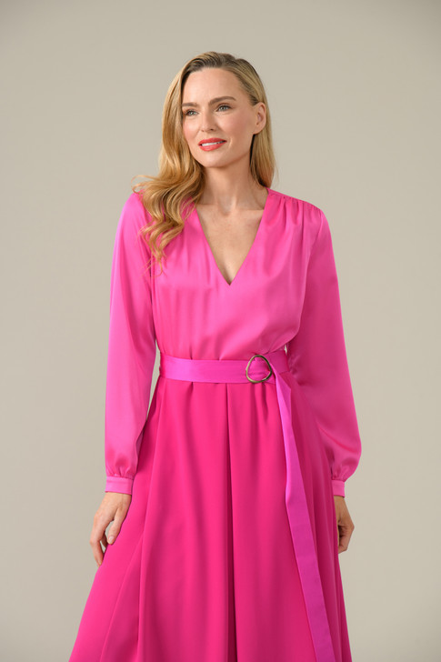 Caroline Kilkenny Aurelie Intense Fuchsia Dress