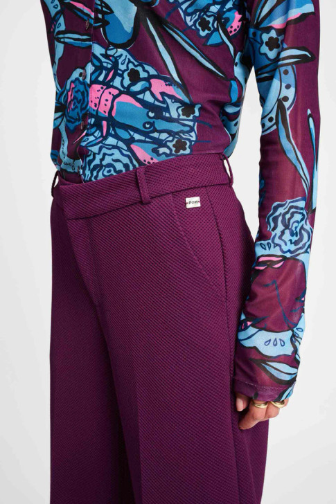 Pom Amsterdam Pants Lara Plum