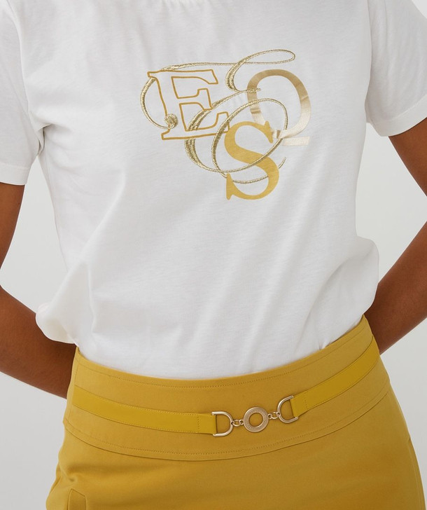Esqualo T-shirt curly lettering