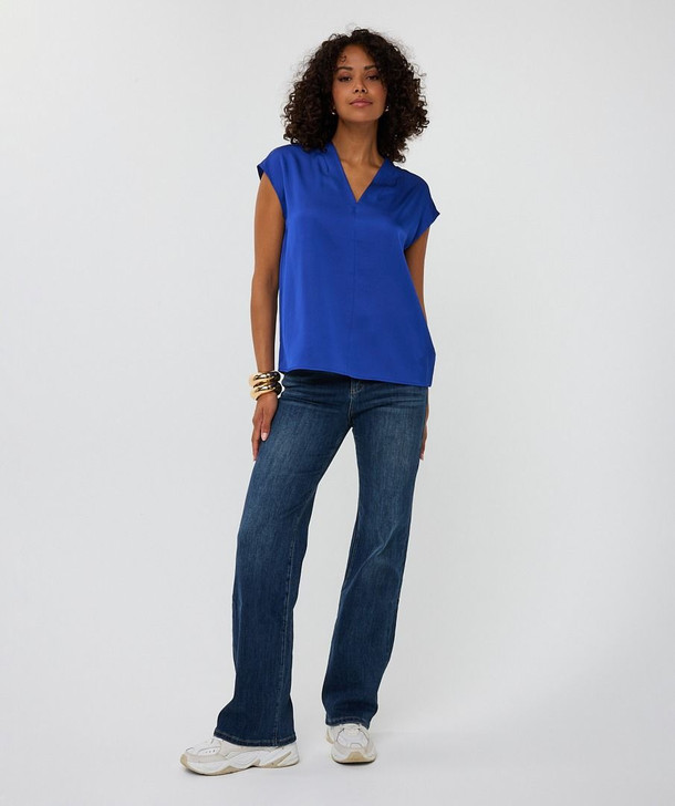 Esqualo V/neck Top sleeveless
